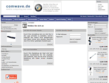 Tablet Screenshot of comwave.de